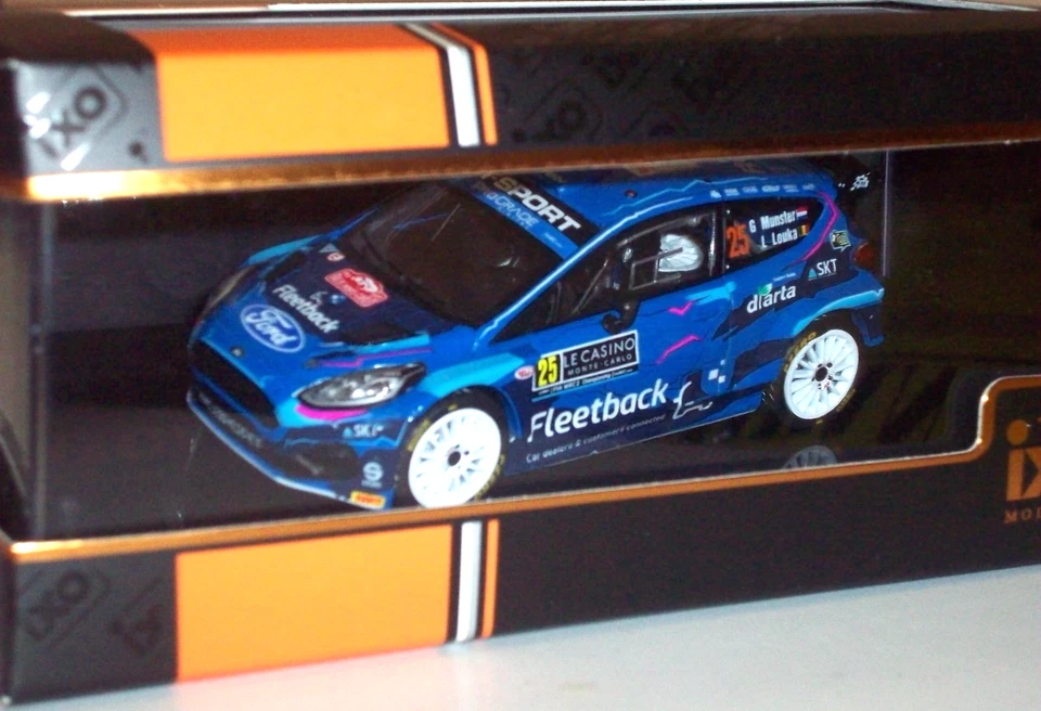 IXO RAM886 1/43 FORD FIESTA MkII Rally2 #25 G.MUNSTER/L.LOUKA Monte Carlo 2023 - Immagine 4 di 4