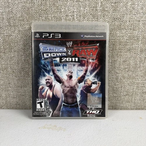 WWE SmackDown vs Raw 2011 Sony PS3 Complete W/Manual Tested