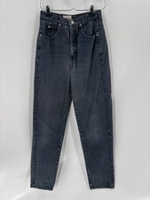Vintage Calvin Klein Jeans Womens 8 Blue Dark Wash Denim Straight Leg High Rise