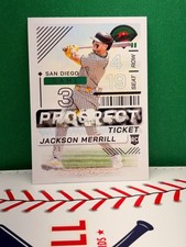 2024 Panini Prospect Edition Baseball Jackson Merrill PROSPECT TICKET RC #27 