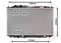 Van Wezel WasserküHler KüHlrippen GelöTet FüR Honda Civic Viii Hatchback Fn