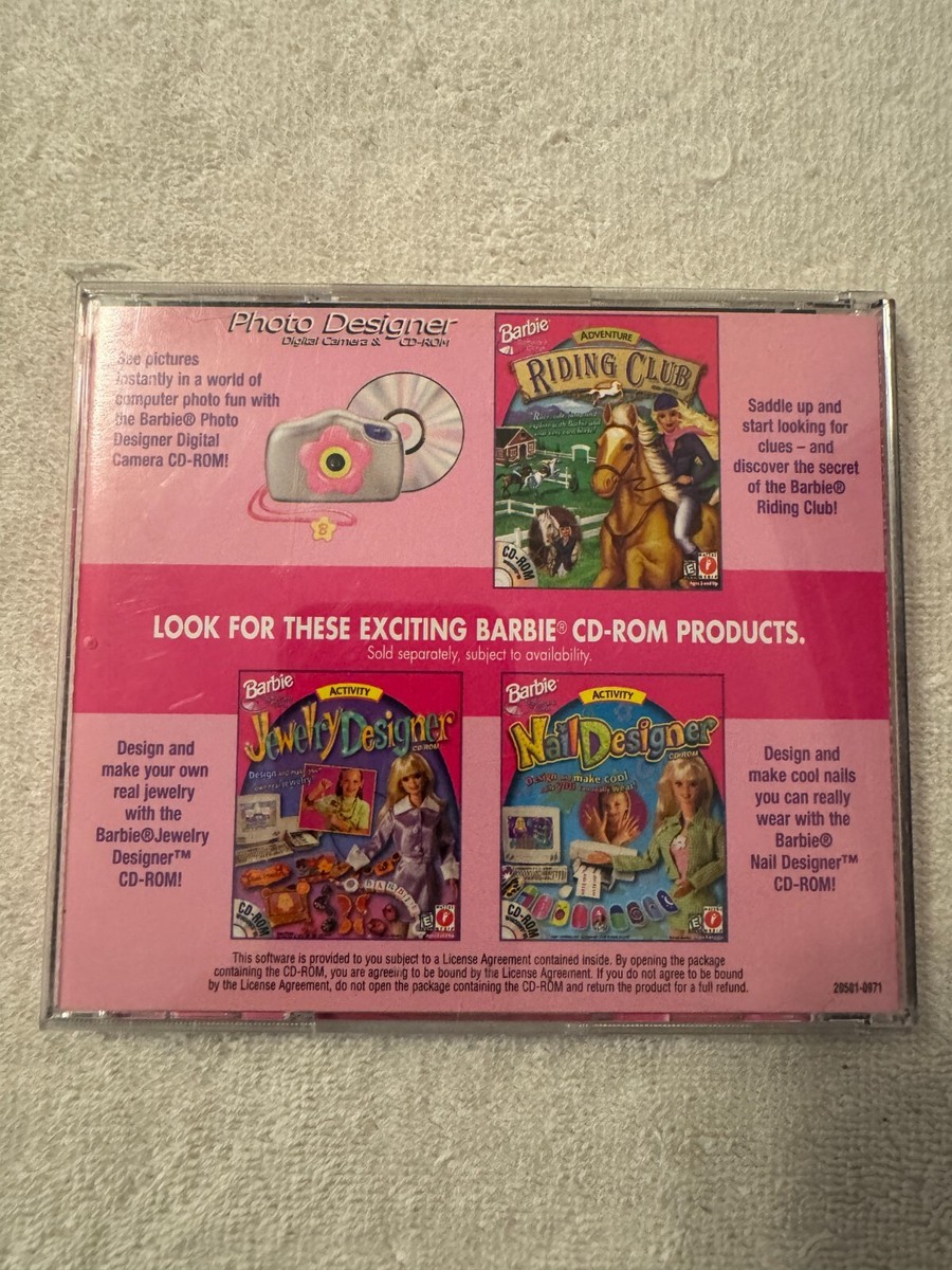 BARBIE Storymaker PC CD-Rom Video Game Vintage 90s Classics