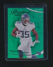 CHIGOZIEM OKONKWO 2023 PANINI PRESTIGE GREEN XTRA POINTS PARALLEL 076/199 #283