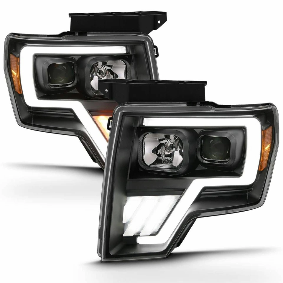 Anzo USA 111469 Projector Light Bar G4 Switchback Headlights for 09-14 Ford F150 Foto 3 de 4