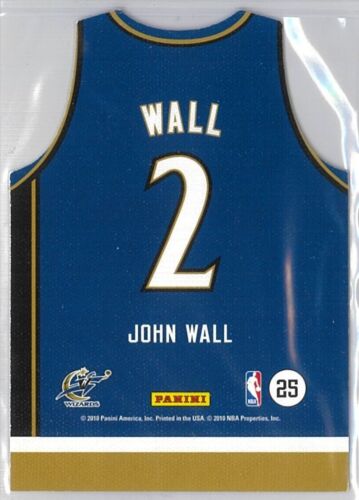 2010-11 Panini Threads JOHN WALL Rookie RC Die Cut Away Jersey #25! Very Rare! - Picture 2 of 2