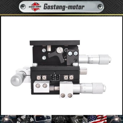 New 60x60mm 3Axis Linear Stage Trimming Platform Bearing Tuning Sliding Table