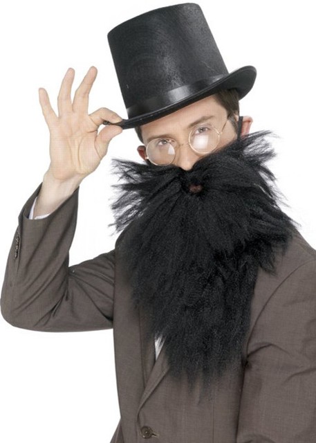 Hagrid Style Black Bushy Fancy Dress 