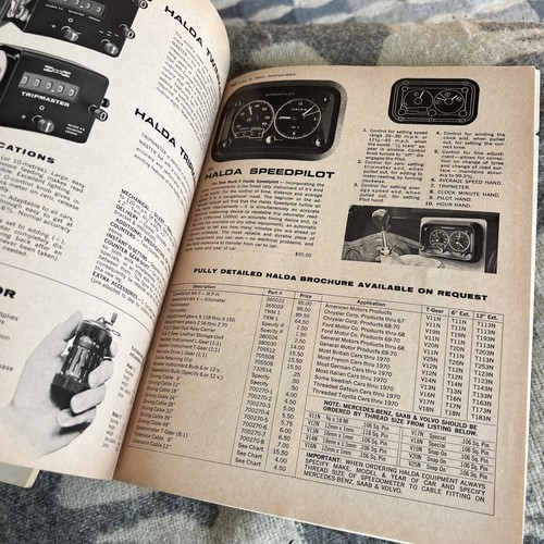 1970 Vilem HAAN SUPPLY CATALOG MOTORING Accessories VINTAGE CAR RACING Heuer - Picture 6 of 24