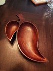 Wooden Chip And Dip Leaf Shaped Tray