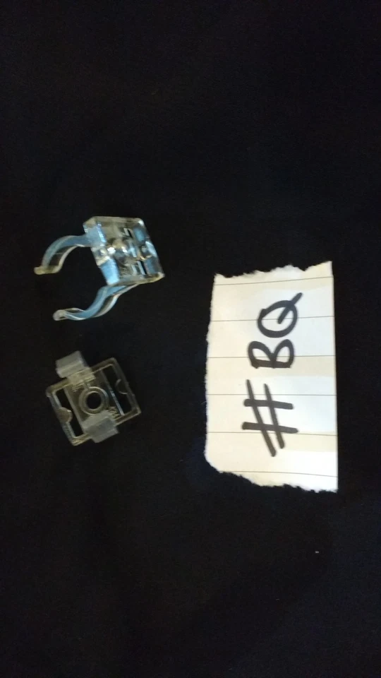 10x 15mm Fluorescent Lamp Holder Light Support Clip Screw Fix Transparent T5 #BQ