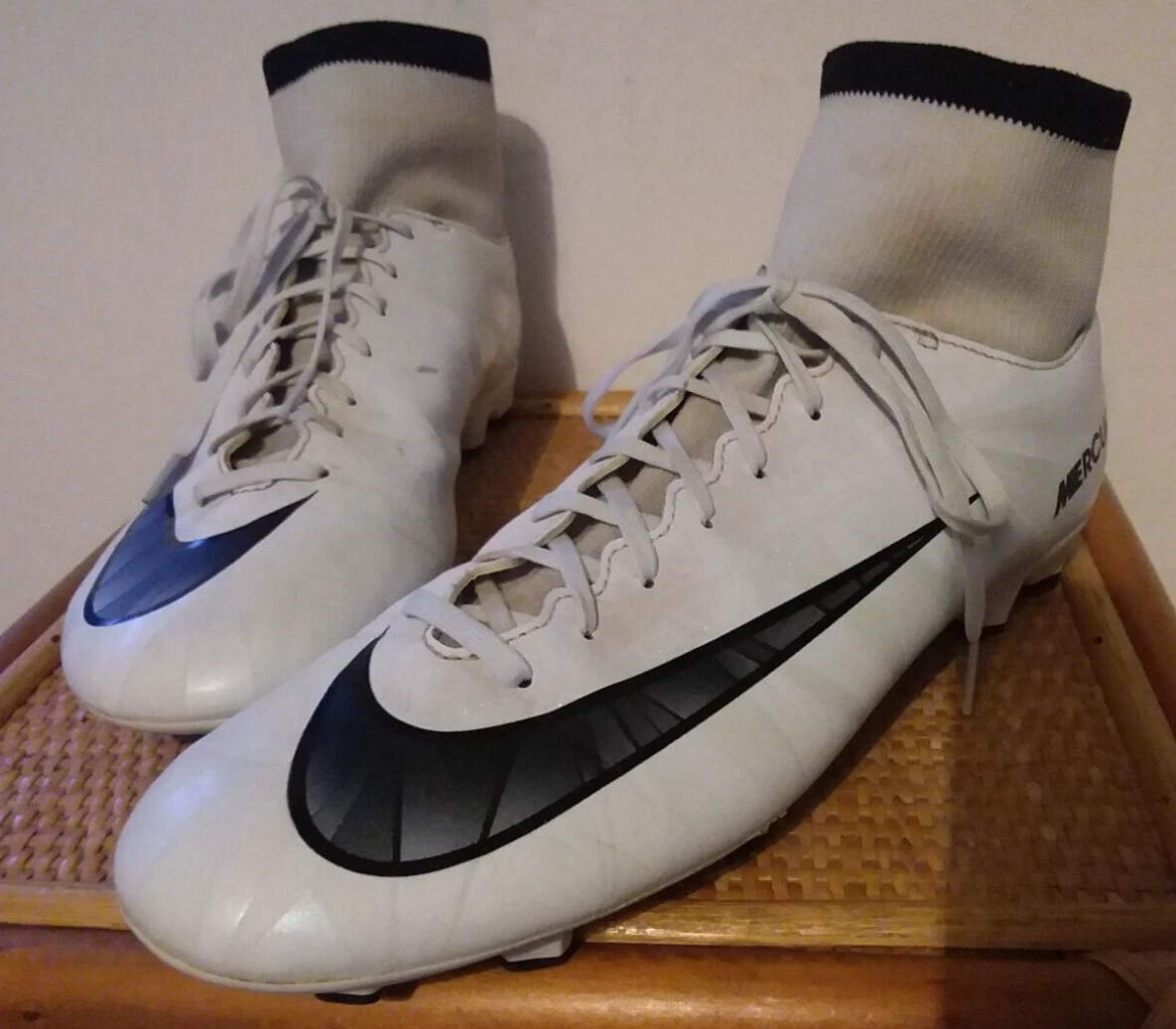 Nike Mercurial VI SG Moulded Studs 8 Sock Football | eBay