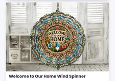 Welcome to our home wind  spinner