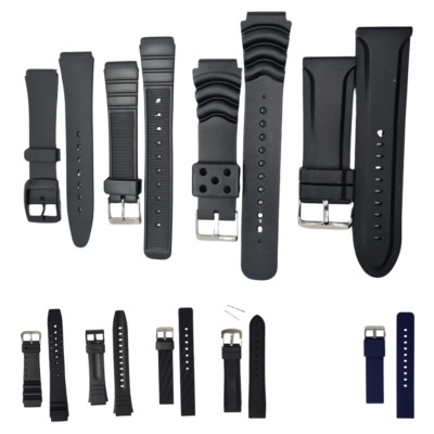 18 Uhrenarmbänder n. Wahl auch für Casio Uhren 12 14 16 18 20 22 24 26 28 Herren