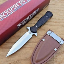 Rough Ryder Small Boot Fixed Knife 3.5" Stainless Steel Blade Synthetic Handle