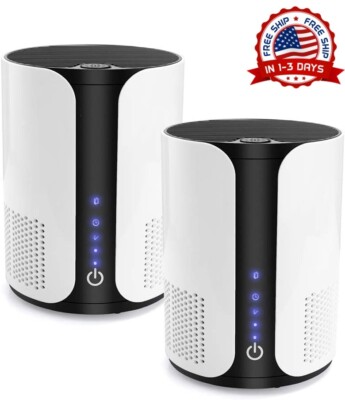 2 Purificador De Aire Con Filtro H13 Grado Medico Para Hogar Dormitorio Oficina