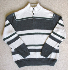 Vintage Chaps Ralph Lauren Striped Pullover Sweater Mens XL Grandpa Preppy