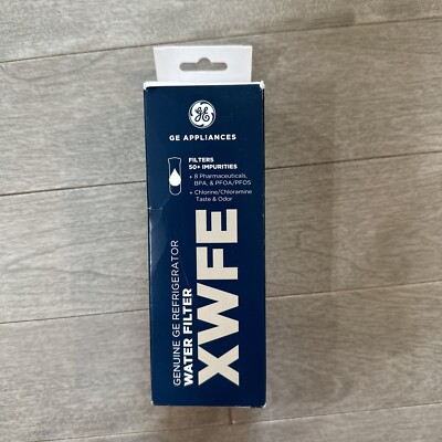 Genuine GE XWFE (XWF)Refrigerator Filters, (NO CHIP) Factory Sealed- New