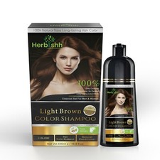 LONG-LASTING HAIR COLOR PERMANENT HAIR COLOR SHAMPOO LIGHT BROWN