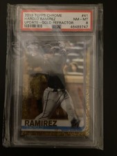 2019 Topps Chrome Update Gold Refractor 48/50 Harold Ramirez #41 Rookie
