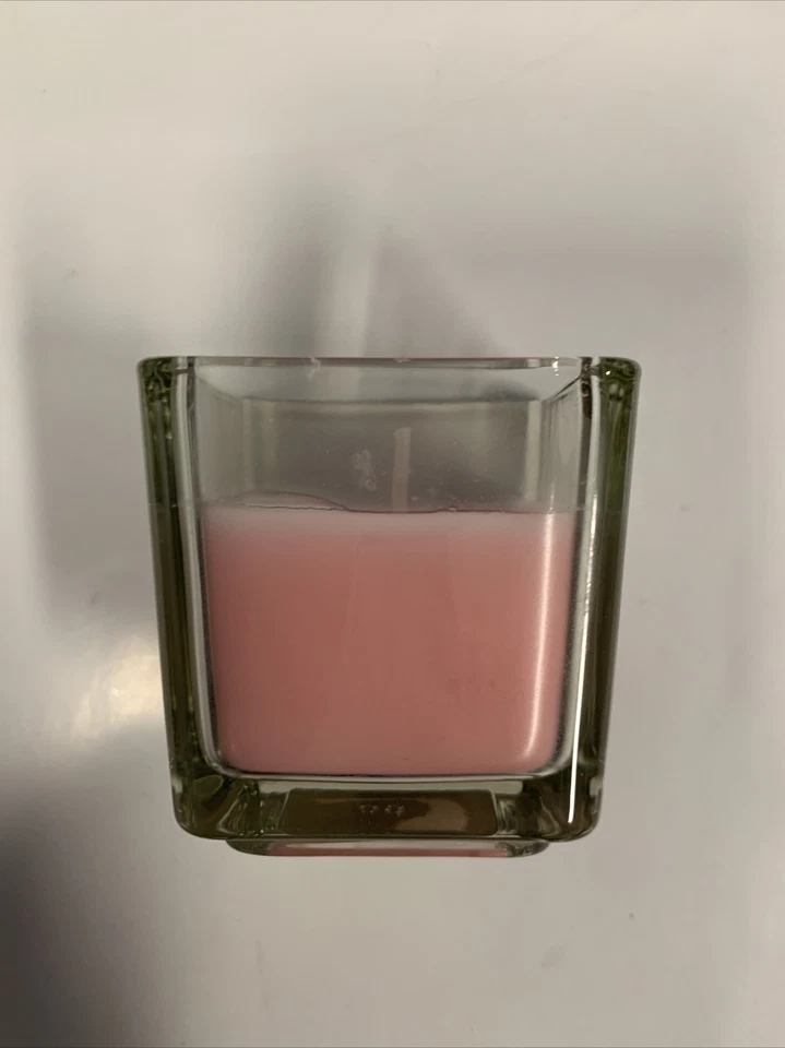 Zest Candle 12-Piece Votive Candles, Light Rose Square Glass - Image 4 of 4