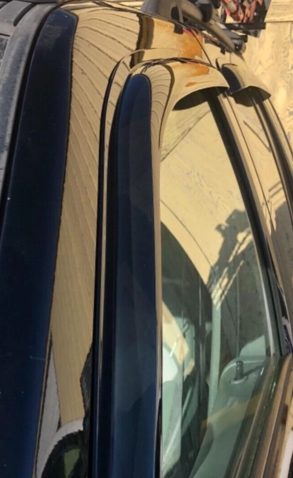 Protectores de lluvia contra humo AVS viseras de ventilación 3M cinta adhesiva para Jeep Liberty SUV 2002-2007 Foto 4 de 4