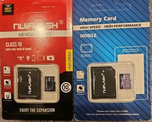2 NUiFLASH 512 GB High Speed SD Card Class 10 And High Speed
