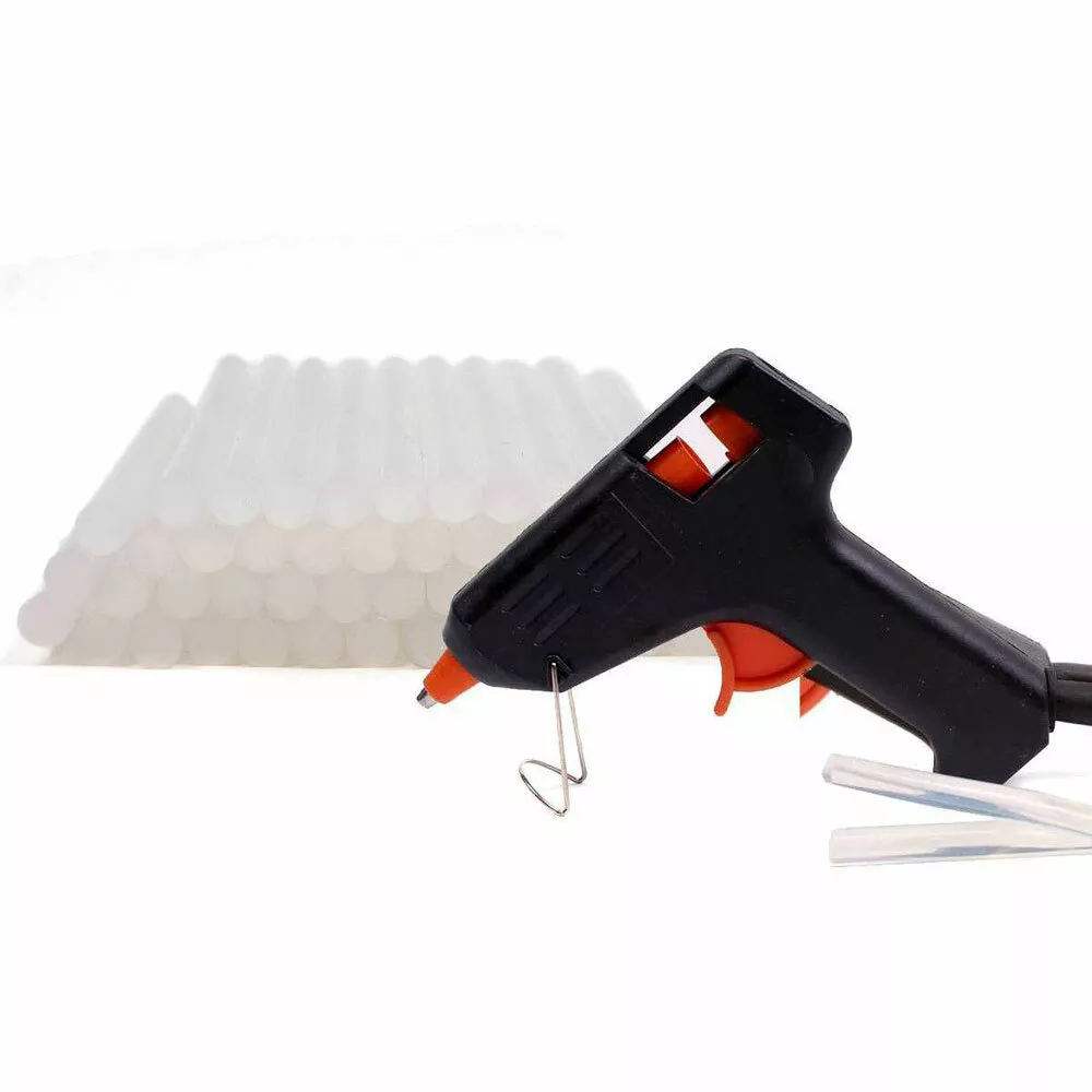 Hot Melt Mini Small Glue Gun + 20 Mini Glue Sticks NEW