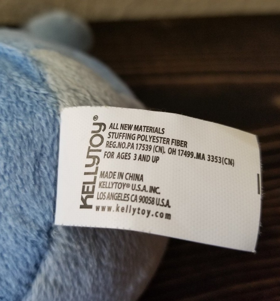 Sugarloaf I Love U's Blue Heart Stuffed Animal Plush Kellytoy 2015 eBay