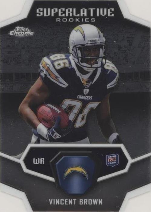 2011 Topps Chrome Vincent Brown #SR-VB - 1 of 2