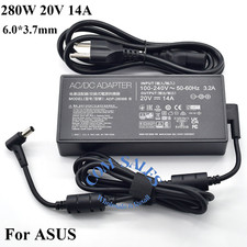 280W ADP-280BB B Charger for Asus ROG Strix G15 G17 G513R G513Q G713R 6.0 3.7mm