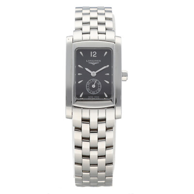 Longines DolceVita L5.155.4 Black Dial Steel 20mm Rectangle  display picture 1