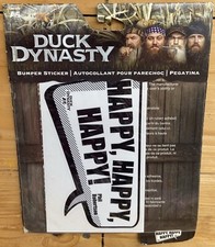 Duck Dynasty 5.5 X 3 Car Bumper Sticker - Happy Happy Happy Phil Robertson New