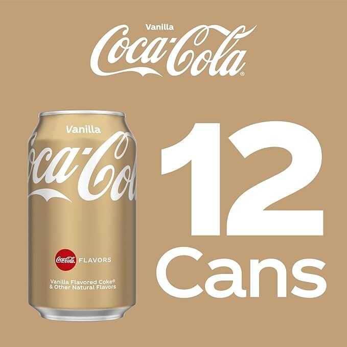 Coca Cola Vanilla Cans 355ml - Pack of 12 | eBay UK