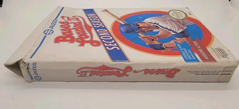 Bases Loaded II 2 Second Season Nintendo NES 1989 Cartridge AND Box - Image 4 of 4