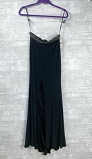 Xscape Black Beaded Stretch Two Piece Gown - Bottom Only NEW Sz 2 XS8710