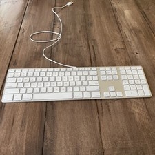 Genuine Apple A1243 Wired Mac Standard USB Keyboard w/ Numeric Keypad