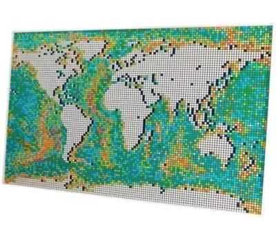 *NEU* MOC 31203 Weltkarte Bausteine ART 11695 Teile Geschenk Puzzle Mosaik
