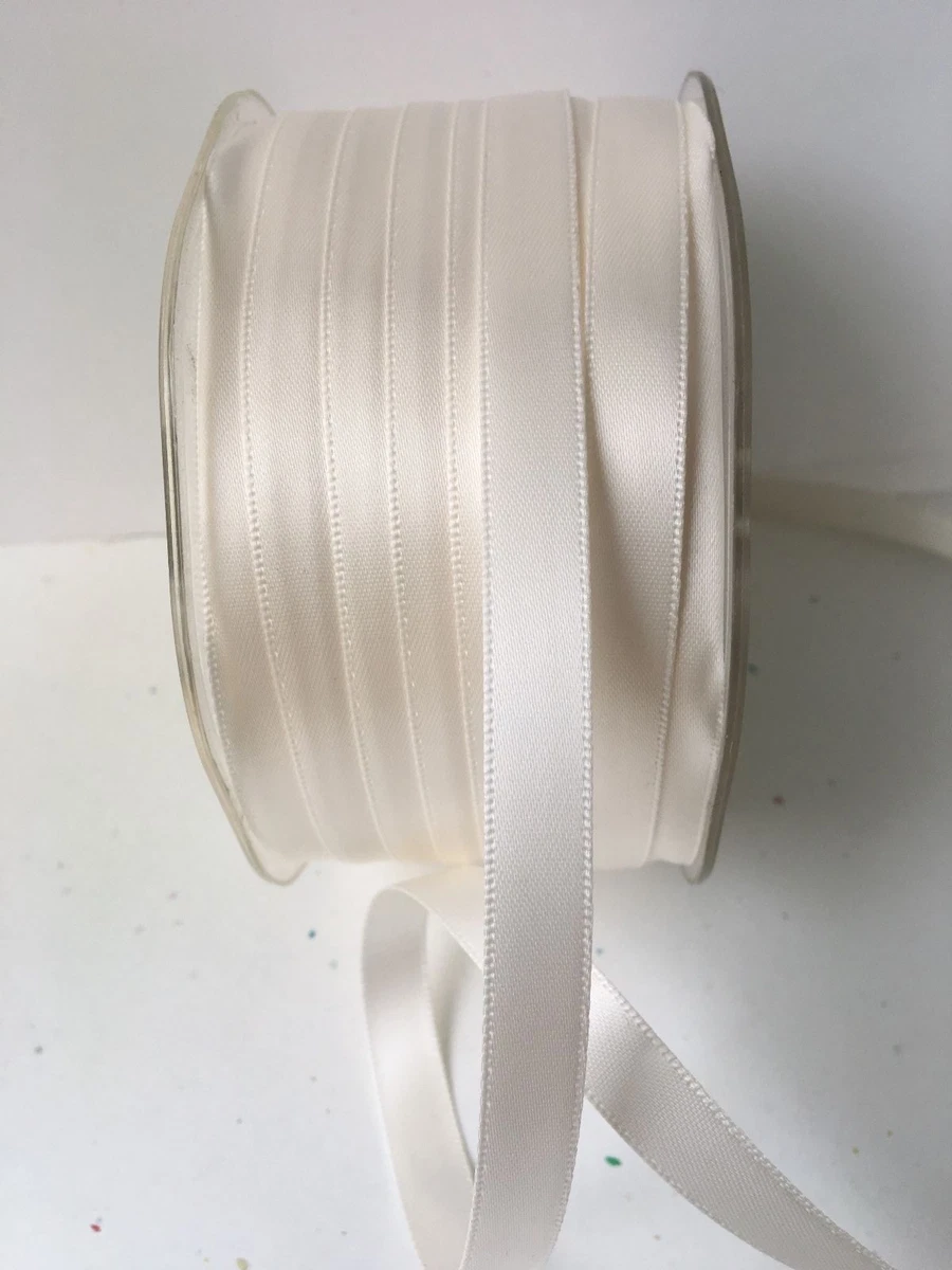 Satin 2024 ribbon ivory