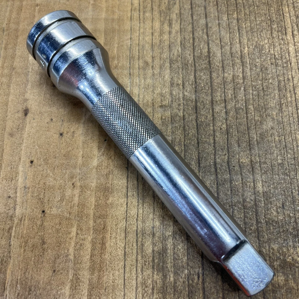 Snap-On SXK5 Chrome 5" Knurled Socket Extension Bar 1/2"dr USA - Image 4 of 4