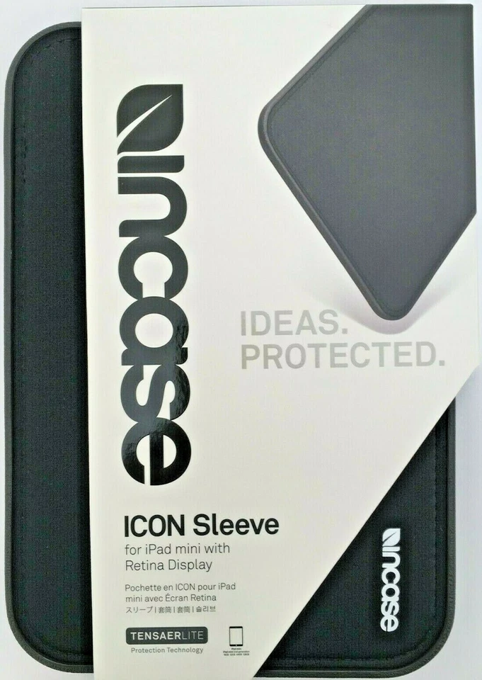 Incase ICON Sleeve with Tensaerlite for iPad mini 1 2 3 4 and 7.9" Devices Black - Image 2 of 4
