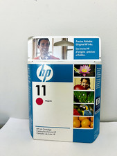 Genuine HP 11 Magenta Ink Cartridge C4837A DesignJet 70 110 50ps 120nr 20ps NEW