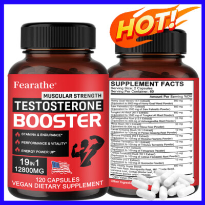 men MUSCULAR STRENGTH TESTOSTERON BOOSTER Capsules-STAMINA & ENDURANCE support