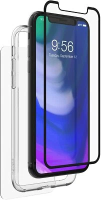 ZAGG Invisible Shield iPhone XS Glass Screen Protector Front Back Side Bumper - Image 1 of 4