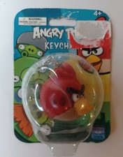 Angry Birds Red Bird Keychain NIP Commonwealth Toys Plastic 