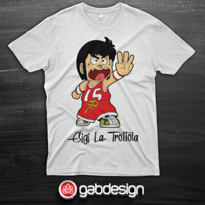 Gigi La Trottola T-Shirt TV-Karton - 100% Baumwolle