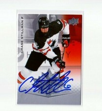 CHASE STILLMAN autographed SIGNED '21 Upper Deck TEAM CANADA card #22 NJ DEVILS