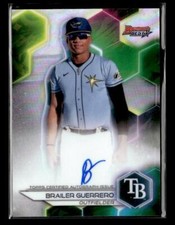 2023 Bowman's Best #B23-BG Brailer Guerrero Best of 2023 Auto Refractor Rays