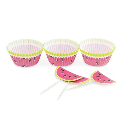 Cakewalk (Party) Watermelon Cupcake Kits, Red