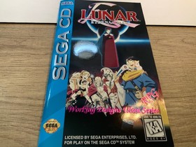 Lunar Eternal Blue & Silver Star for Sega CD Both CIB Both Manuals reg card blue