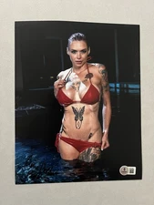 Anna Bell Peaks autographed signed 8x10 photo Beckett BAS COA Sexy Hot Pornstar